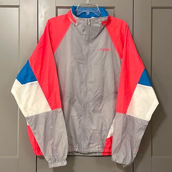 Vintage Nike 1980s Deadstock Windbreaker Hooded Full Zip